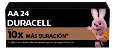 Duracell Pilas AA Alcalinas x24
