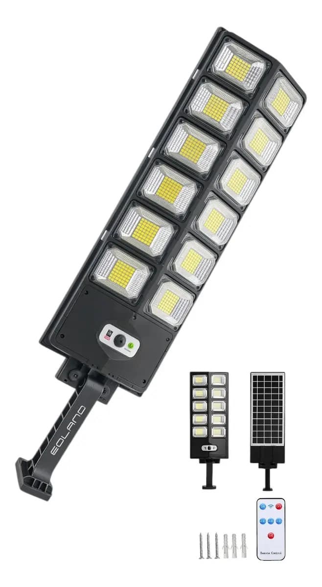Foco LED Solar 400W Eoland con Sensor de Movimiento
