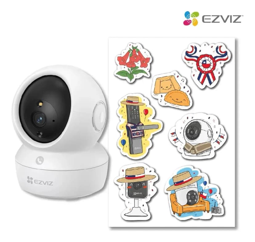 Camara Seguridad Wifi Interior H6c Pro 2k Deteccion Ia Ezviz Color Blanco