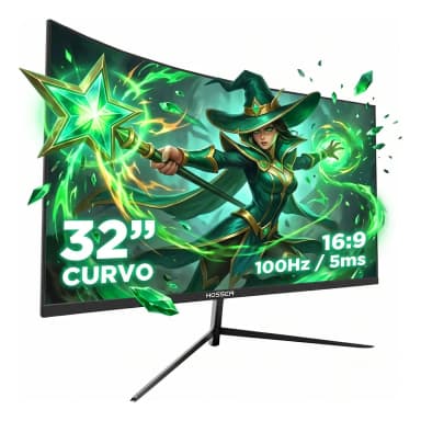 Monitor Pc Gamer Curvo 32 Pulgadas Hosser Fhd Gaming Negro