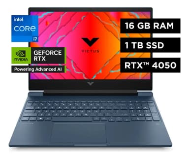 Notebook Gamer HP Victus 15-fa1097la (Core i7, RTX 4050, 1 TB)