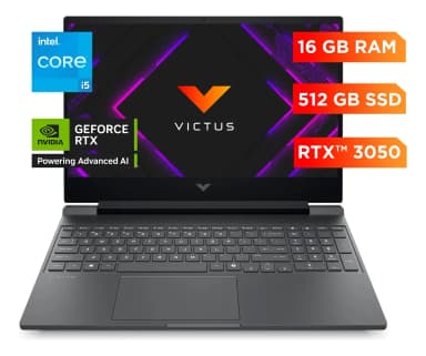 Notebook Gamer HP Victus 15-FA2014LA Intel Core i5 16gb Ram 512gb Ssd RTX3050 6gb Windows 11 Home