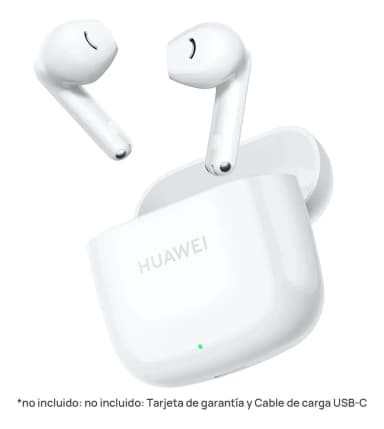 Audífonos Inalámbricos HUAWEI FreeBuds SE 2, 40 Horas de Batería, Protección IP54 contra el Polvo y Las Salpicaduras, Bluetooth 5.3, iOS y Android, con Cable de carga, Azul