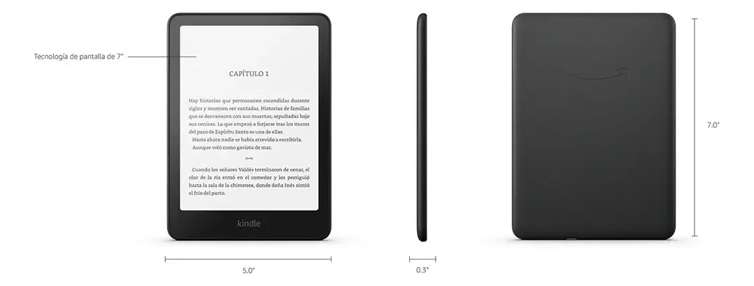 Amazon Kindle Paperwhite 7" (2024, 12° Gen) - detalle 2