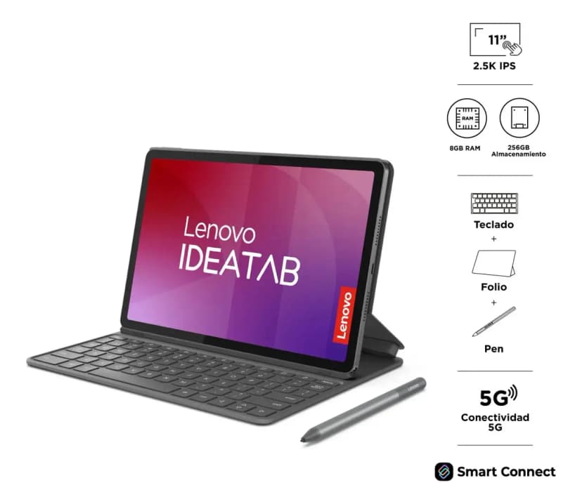 Tablet Lenovo Ideatab 11 2k mtk D6300 8g 256g 5g+kb+fol+pen Luna Grey