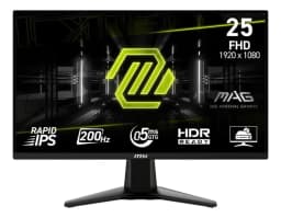 Monitor Gamer Msi Mag 255f E20 25 Pulgadas Full Hd 200hz Color Negro