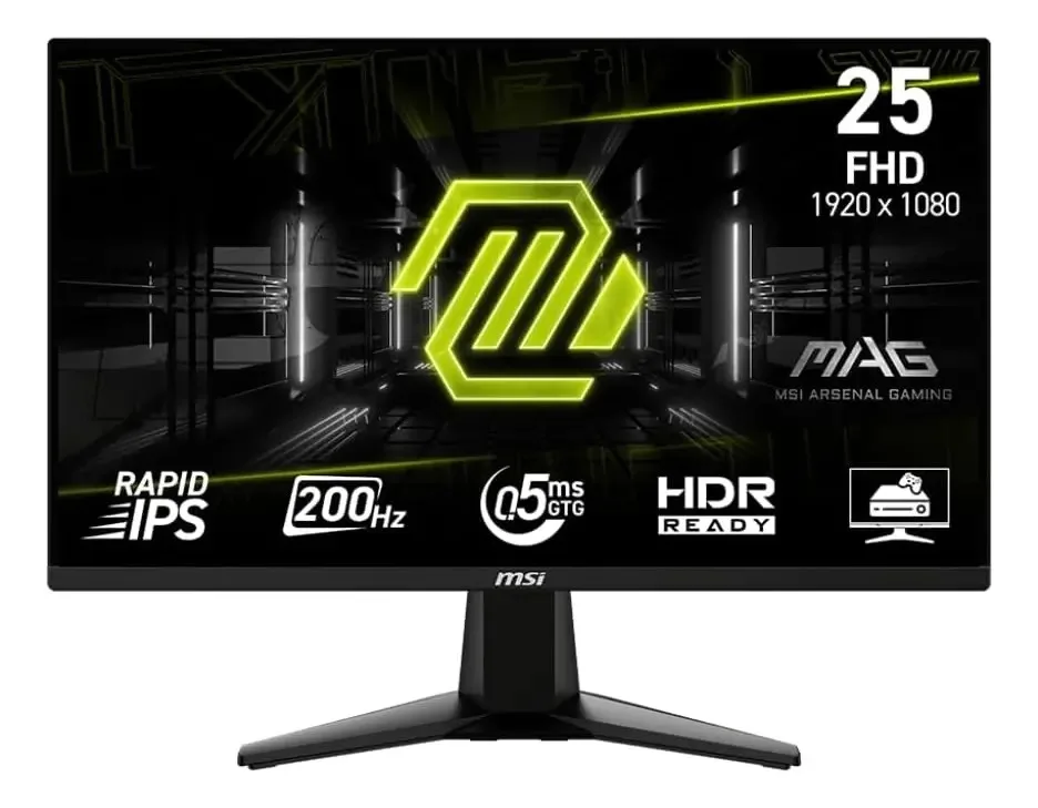 Monitor Gamer Msi Mag 255f E20 25 Pulgadas Full Hd 200hz Color Negro