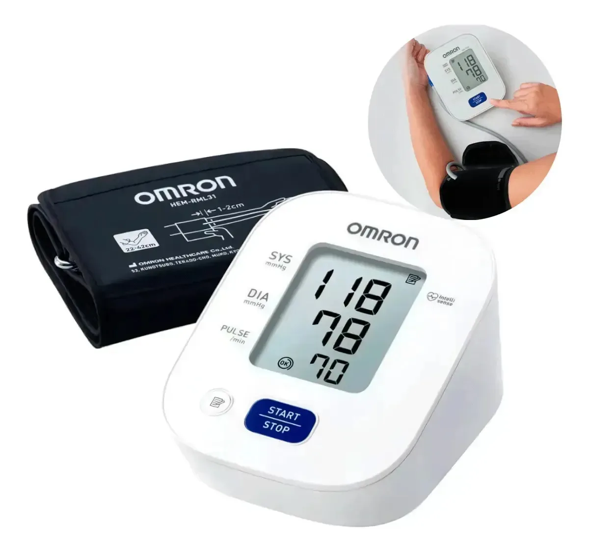Omron HEM-7142 tensiómetro digital de brazo