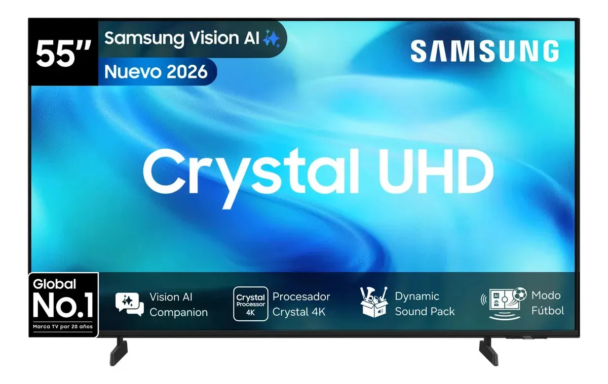Samsung U8500H Smart TV 55" Crystal UHD 4K (2026)