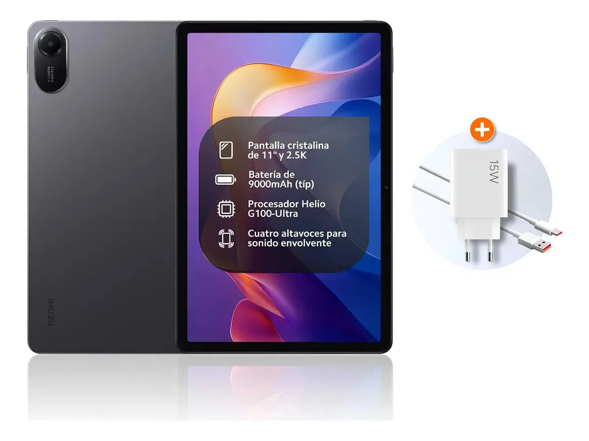 Xiaomi Redmi Pad 2 (4 GB/128 GB) con funda