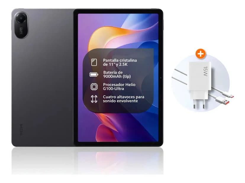 Xiaomi Redmi Pad 2 (4 GB/128 GB) con funda